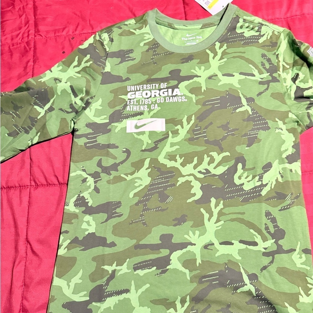 Georgia Bulldogs Nike Military Long Sleeve T-Shirt - Camo
